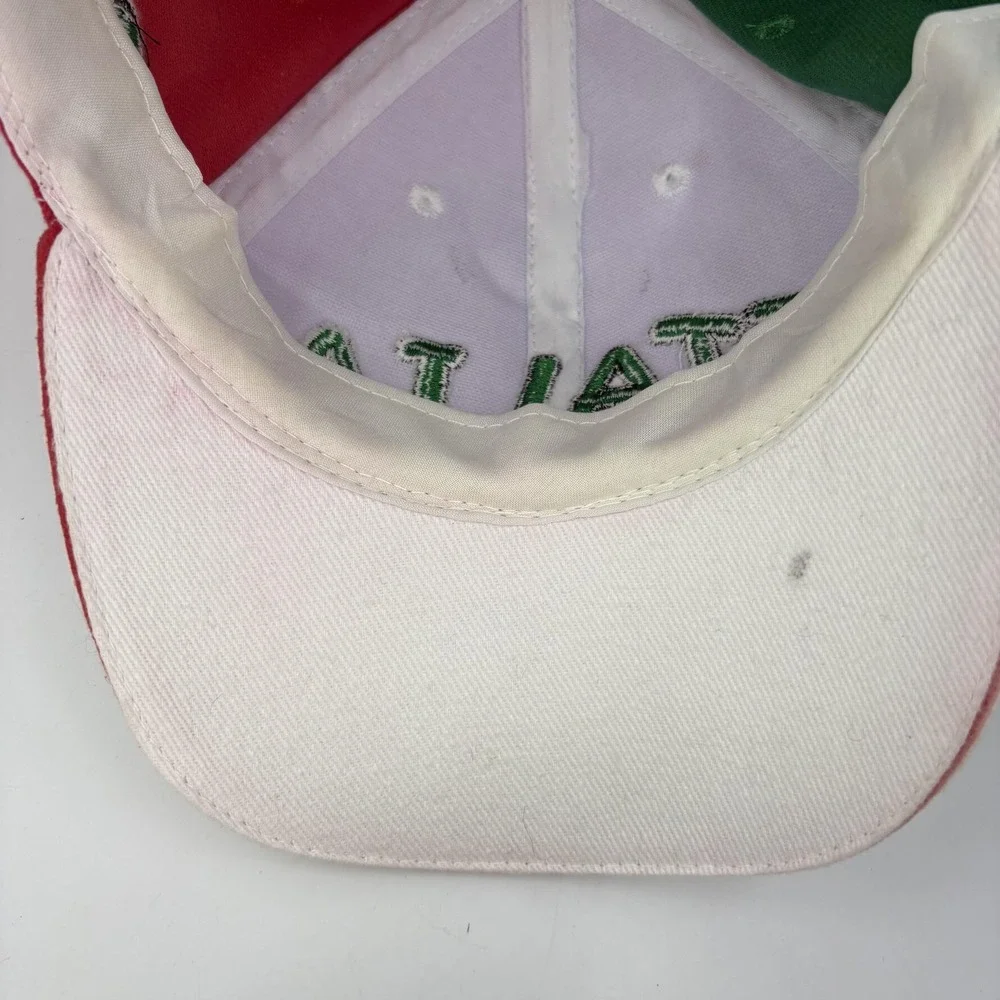 Taste Of Italy Hat Cap Strap‎ Back Mens One Size Italia Flag Tricolor Baseball